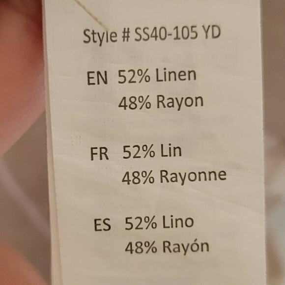 Revamped Linen Blend Belted Vest Cardigan Large - Picture 7 of 7